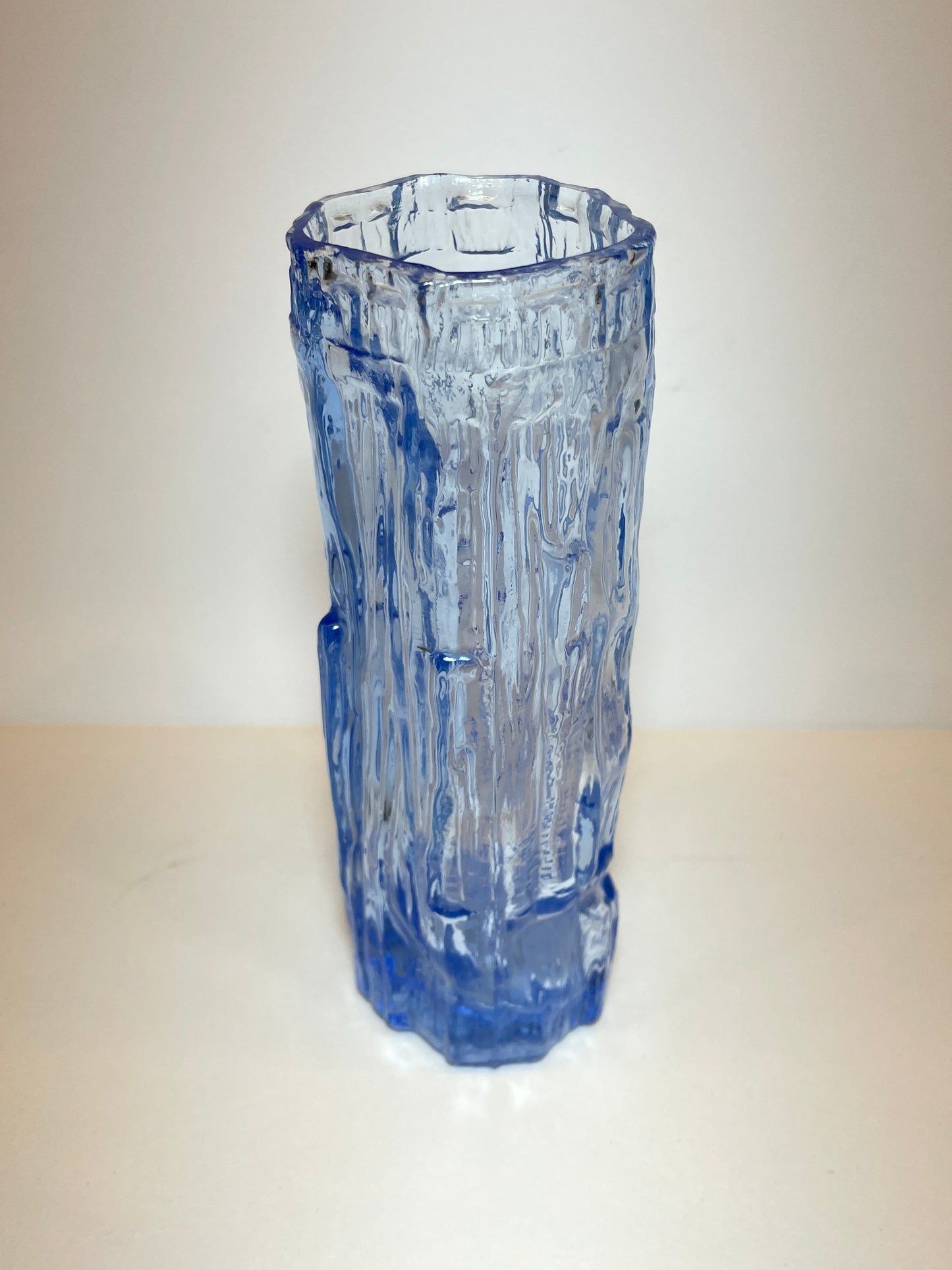 Whitefriars style glass vase