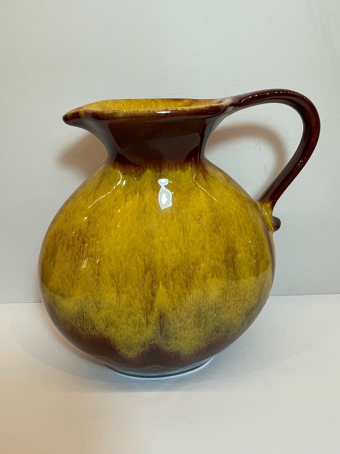 Mid-century glazed pottery jug