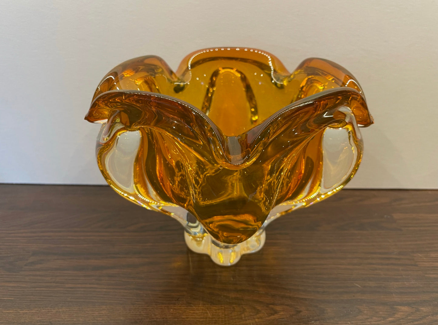 Art Glass Bowl by Josef Hospodka for Chribska Glassworks, 1960s