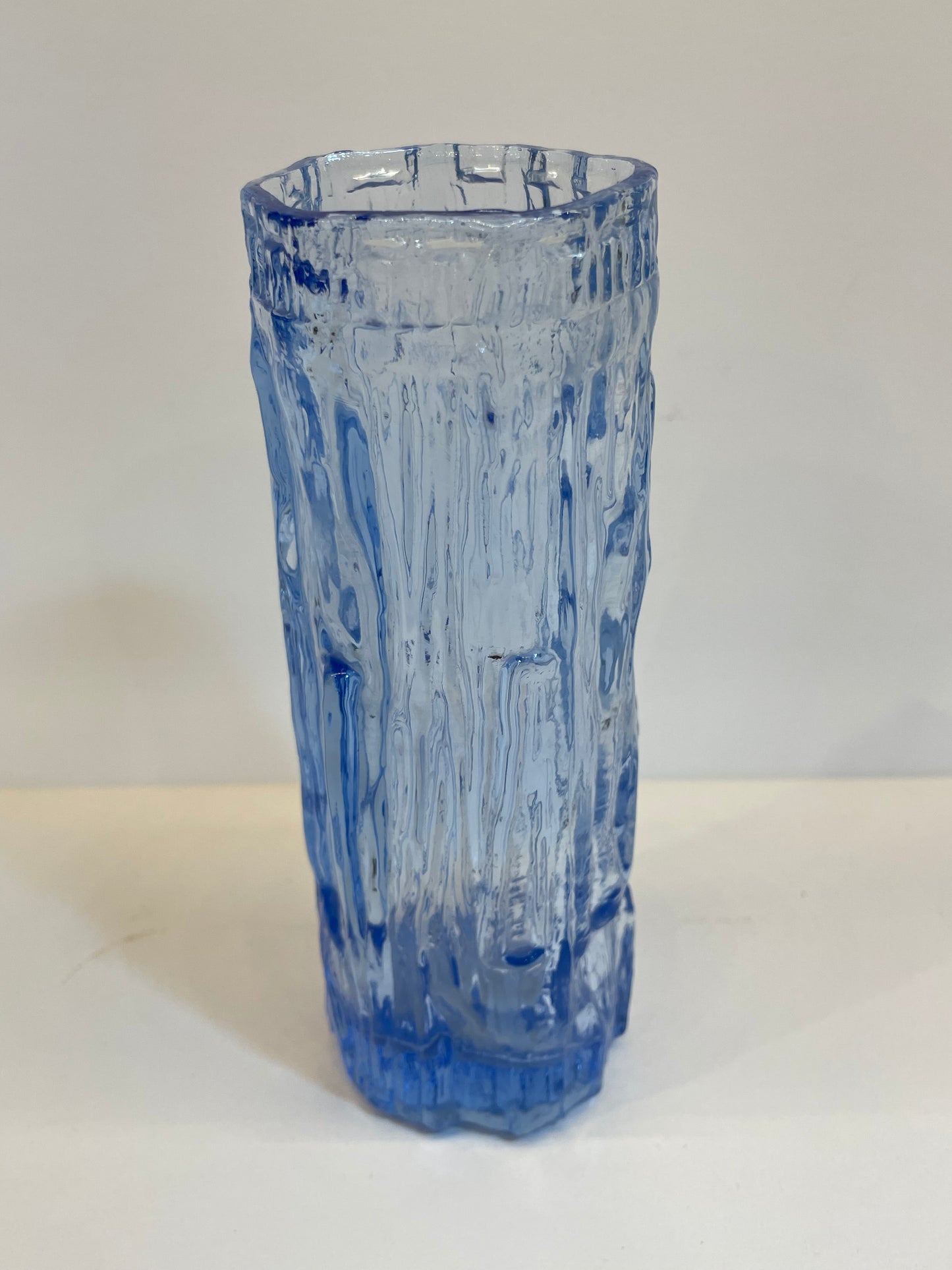 Whitefriars style glass vase