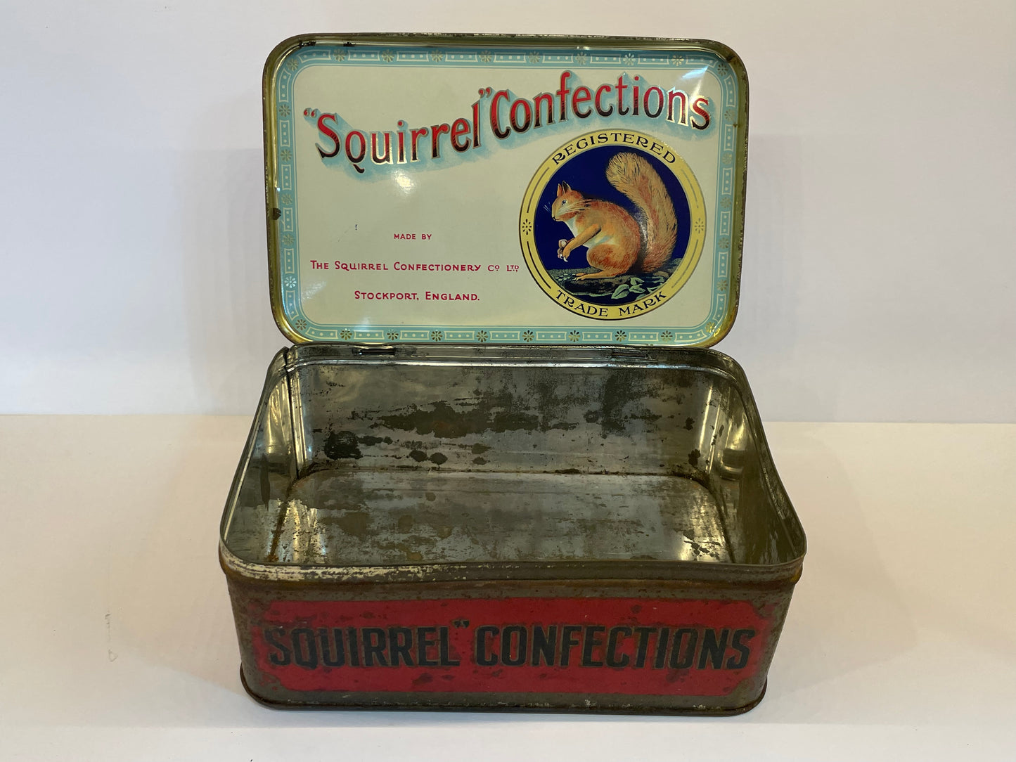 Antique biscuit tin